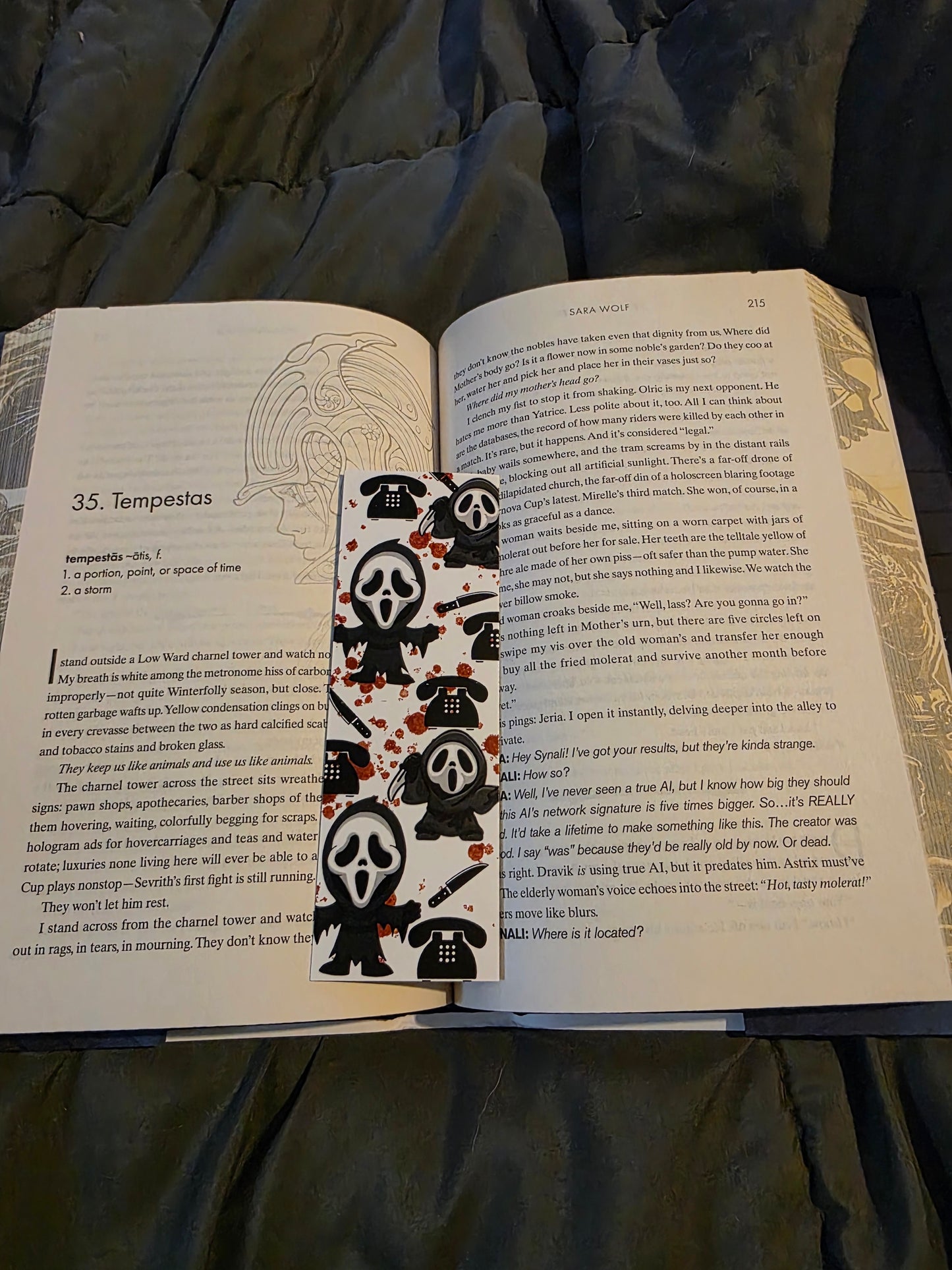 Cute Horror Bookmarks