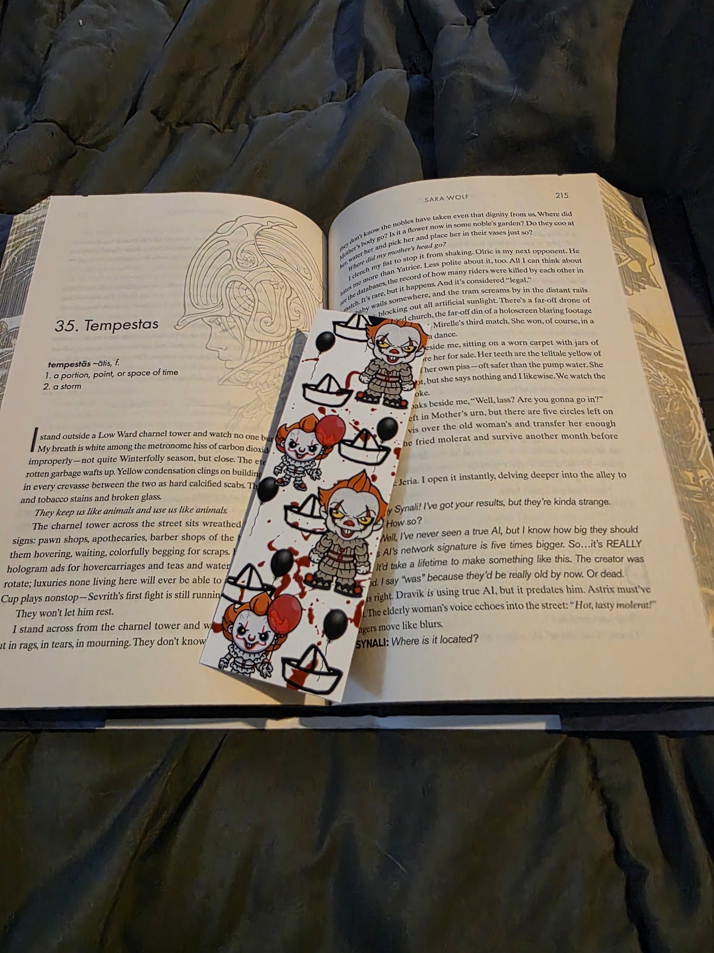 Cute Horror Bookmarks