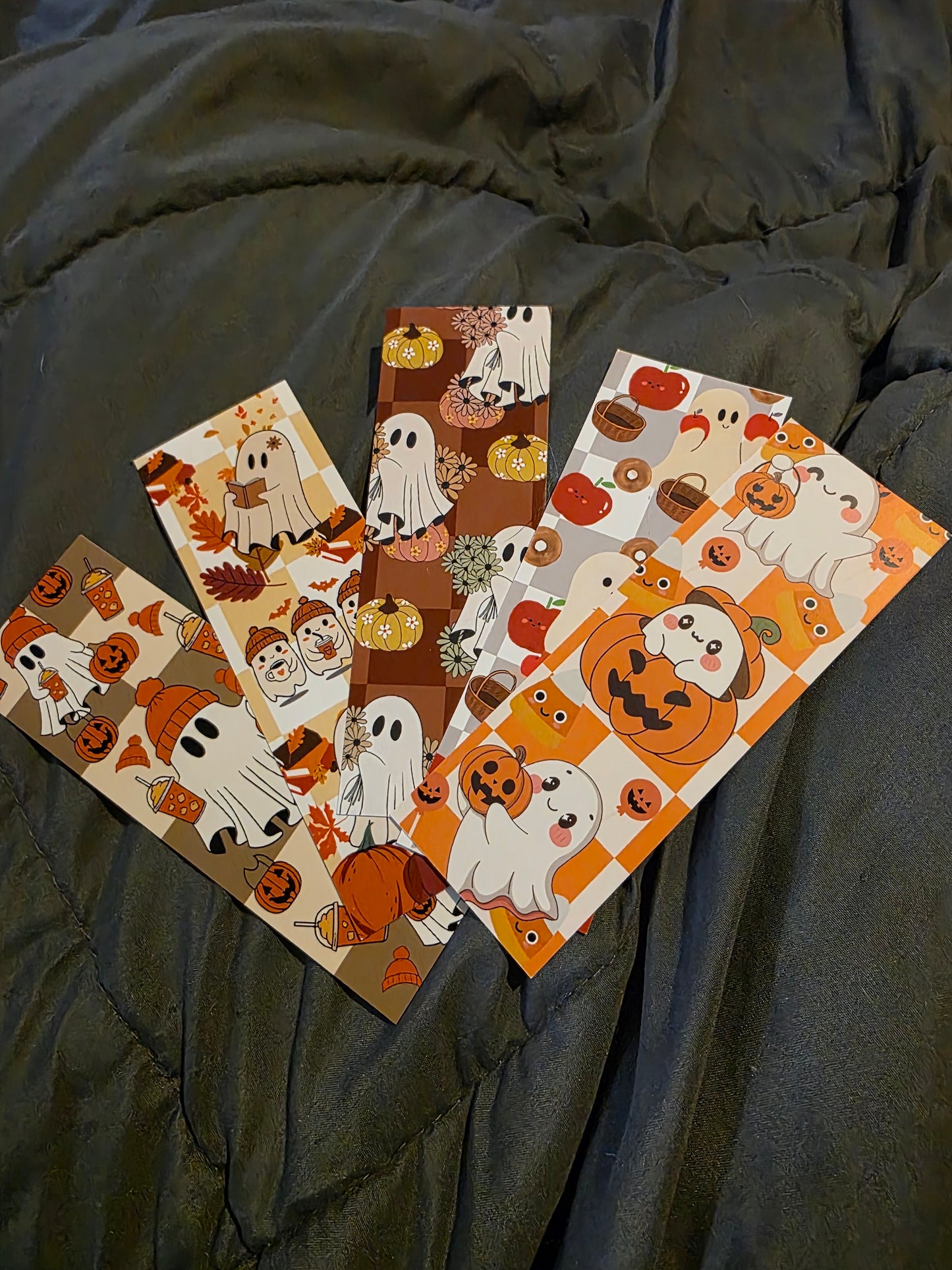 Cute Fall Ghosty Bookmarks