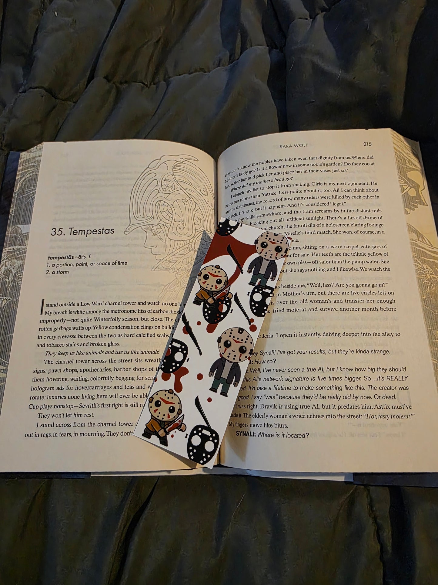 Cute Horror Bookmarks