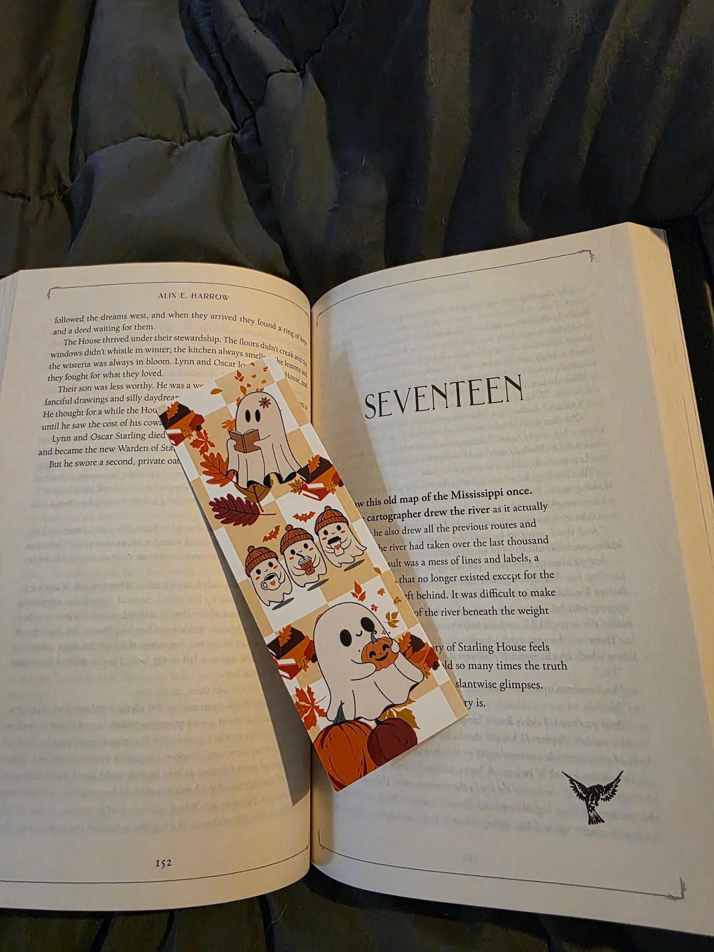 Cute Fall Ghosty Bookmarks