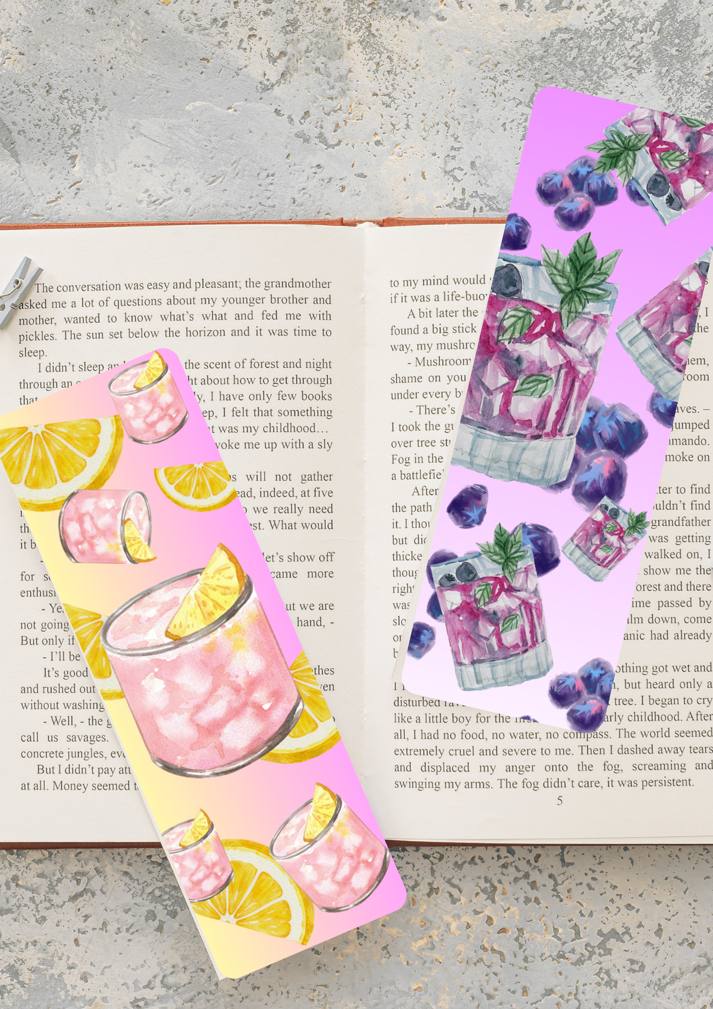 Summer Sips Bookmark Collection