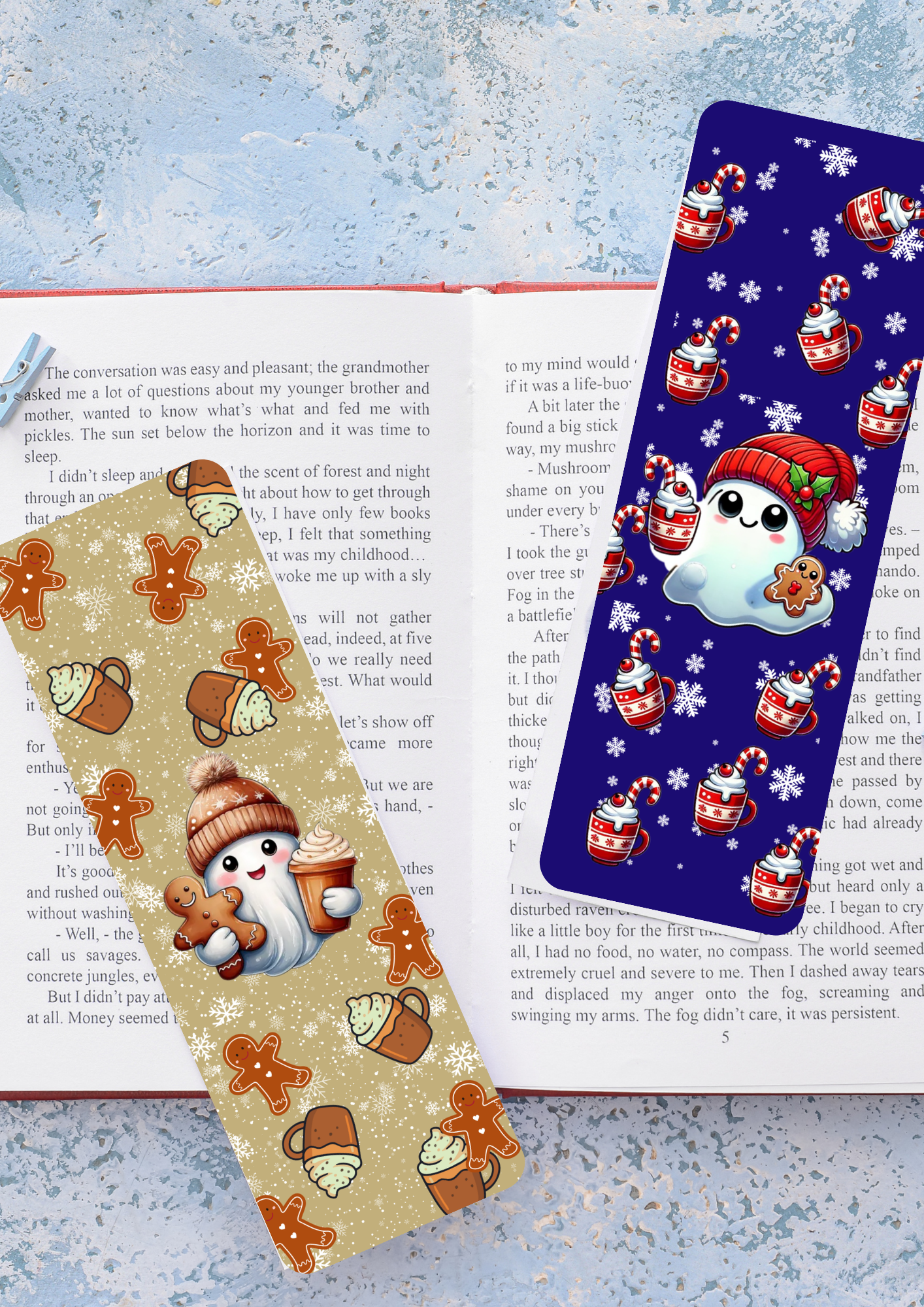 Christmas Ghost Bookmark