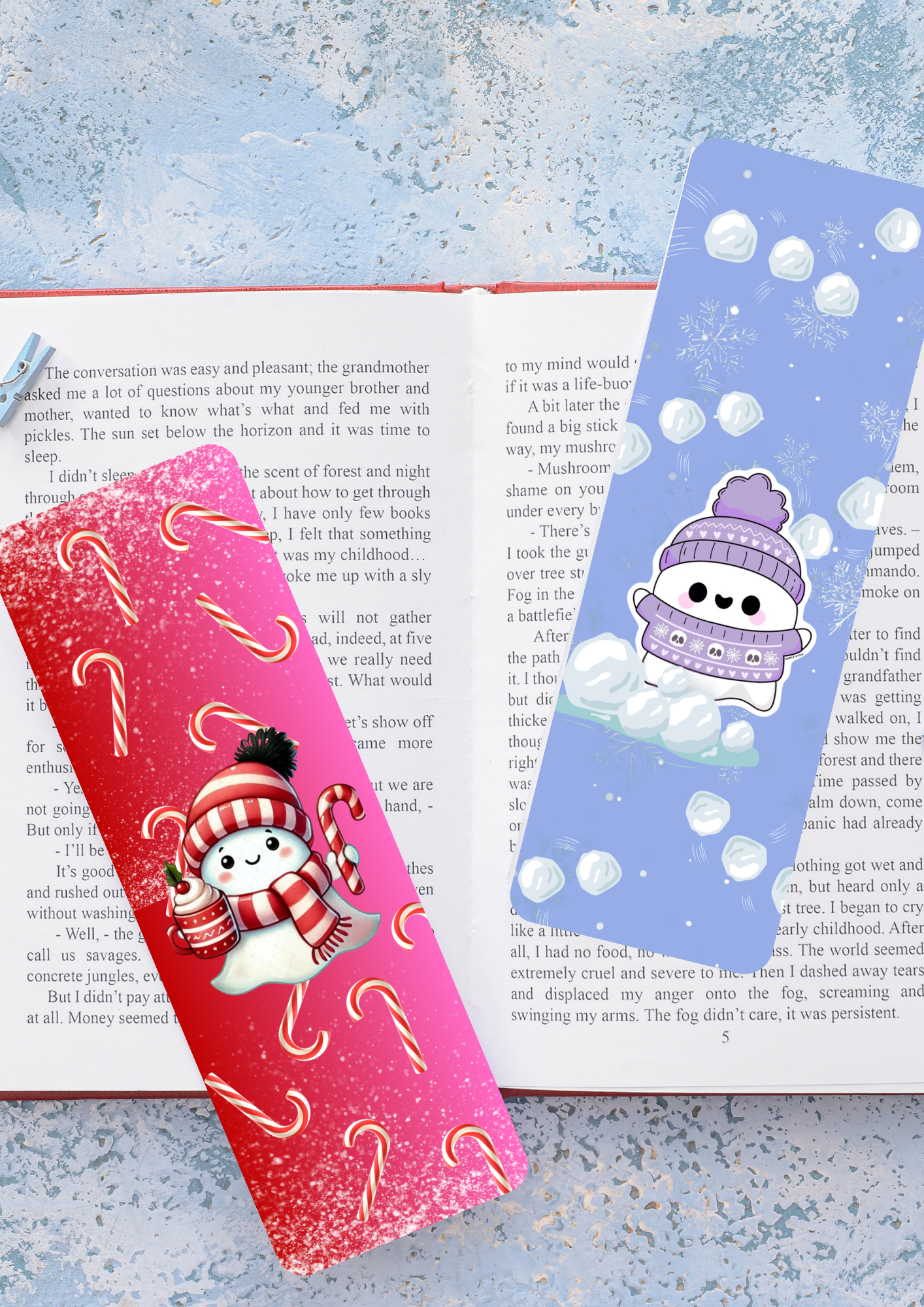 Christmas Ghost Bookmark