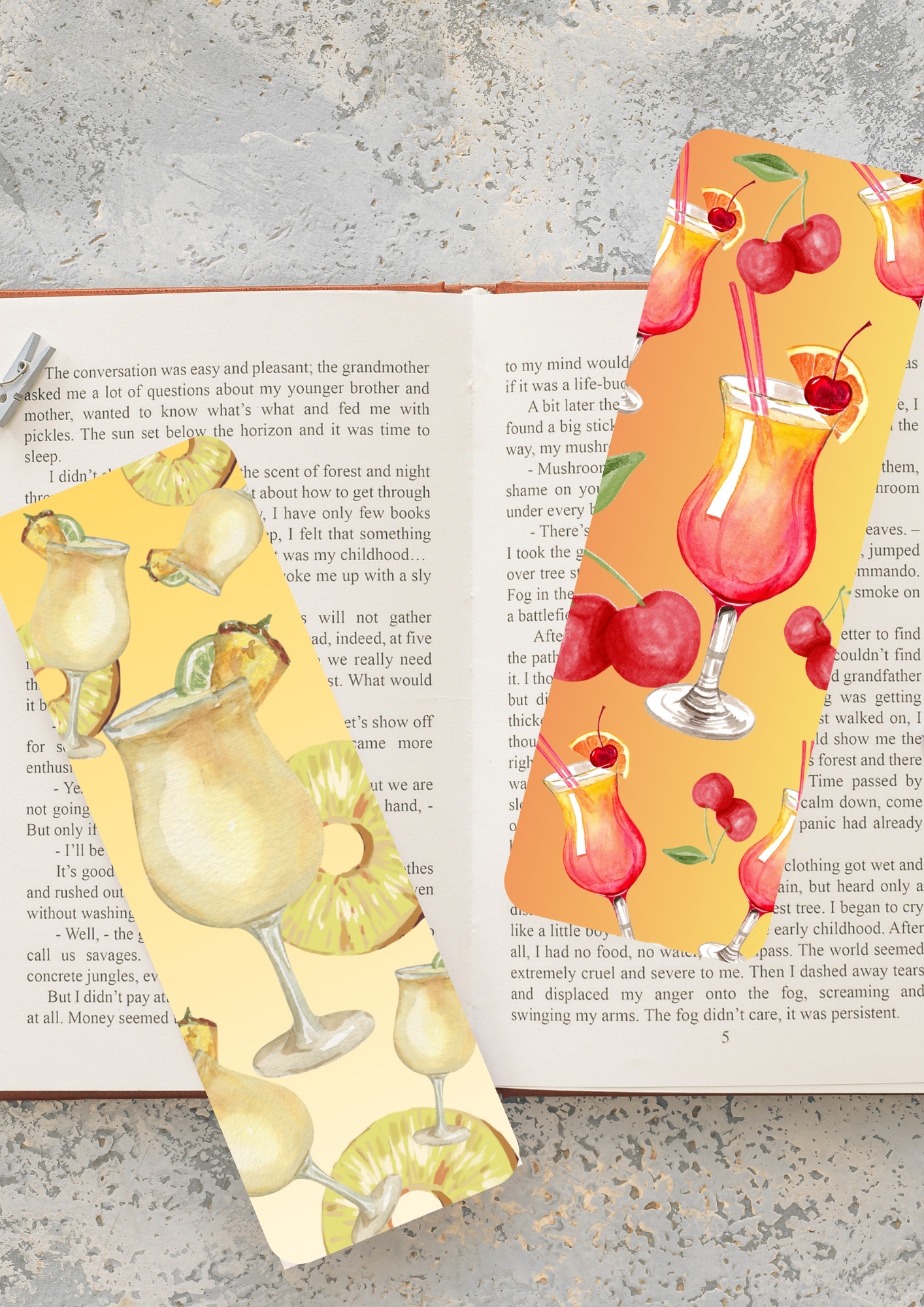Summer Sips Bookmark Collection
