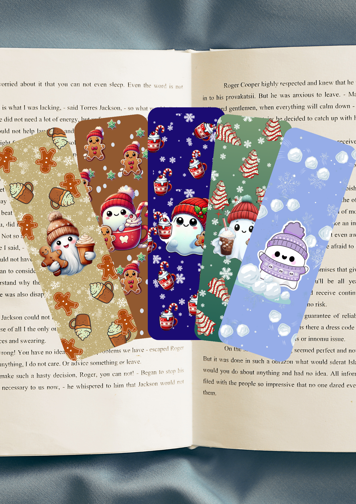 Christmas Ghost Bookmark