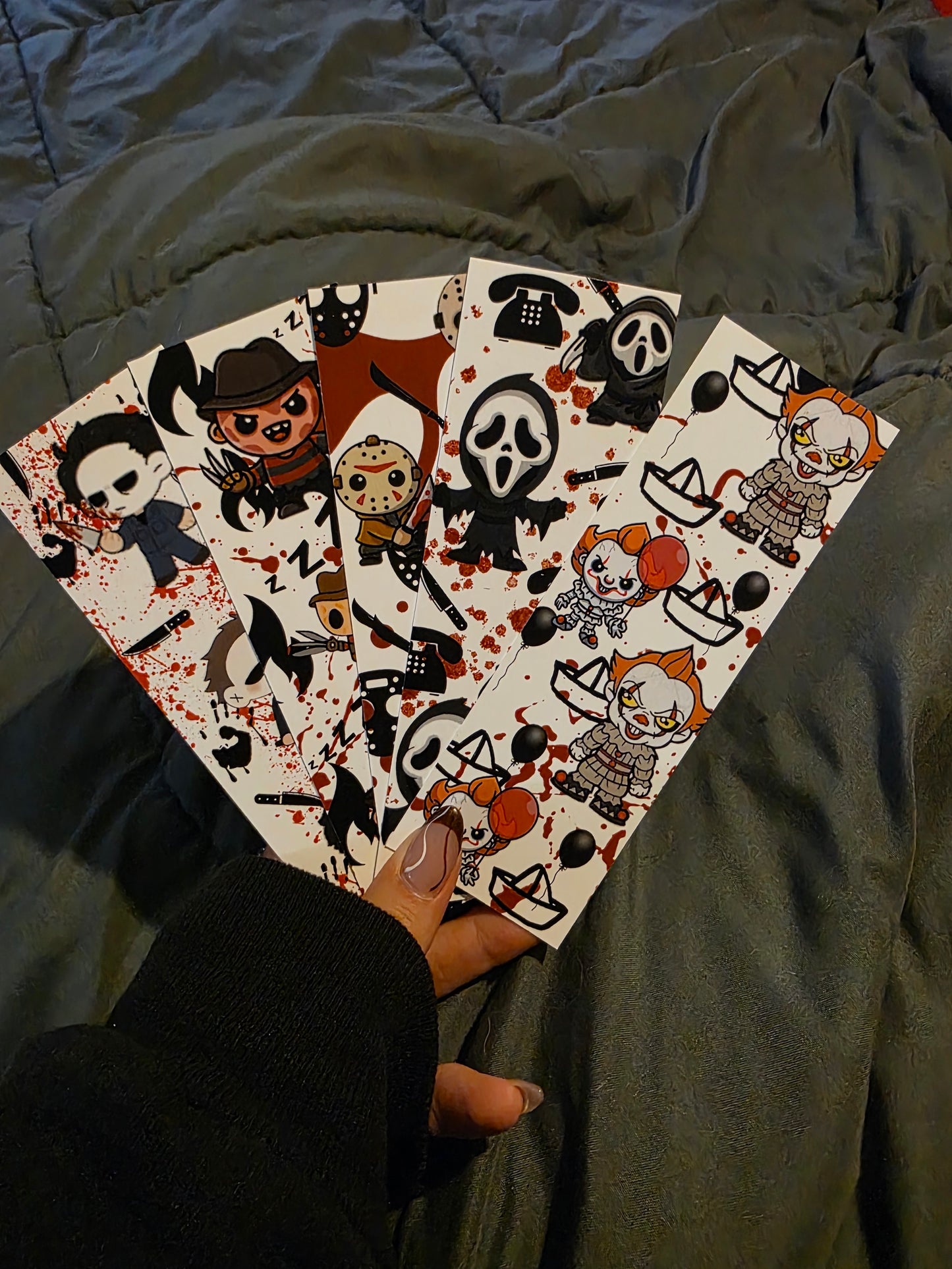 Cute Horror Bookmarks