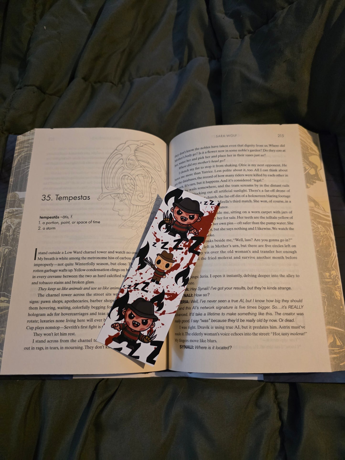 Cute Horror Bookmarks